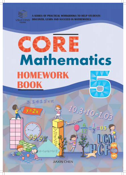 《COREM athematics》Year 5 homework cover